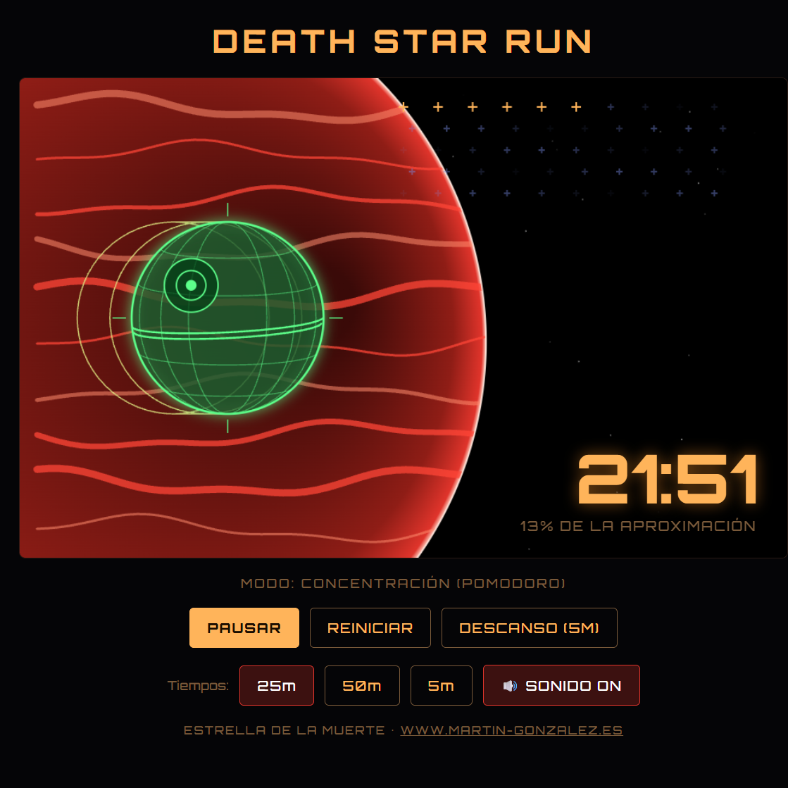 Death Star Run timer image