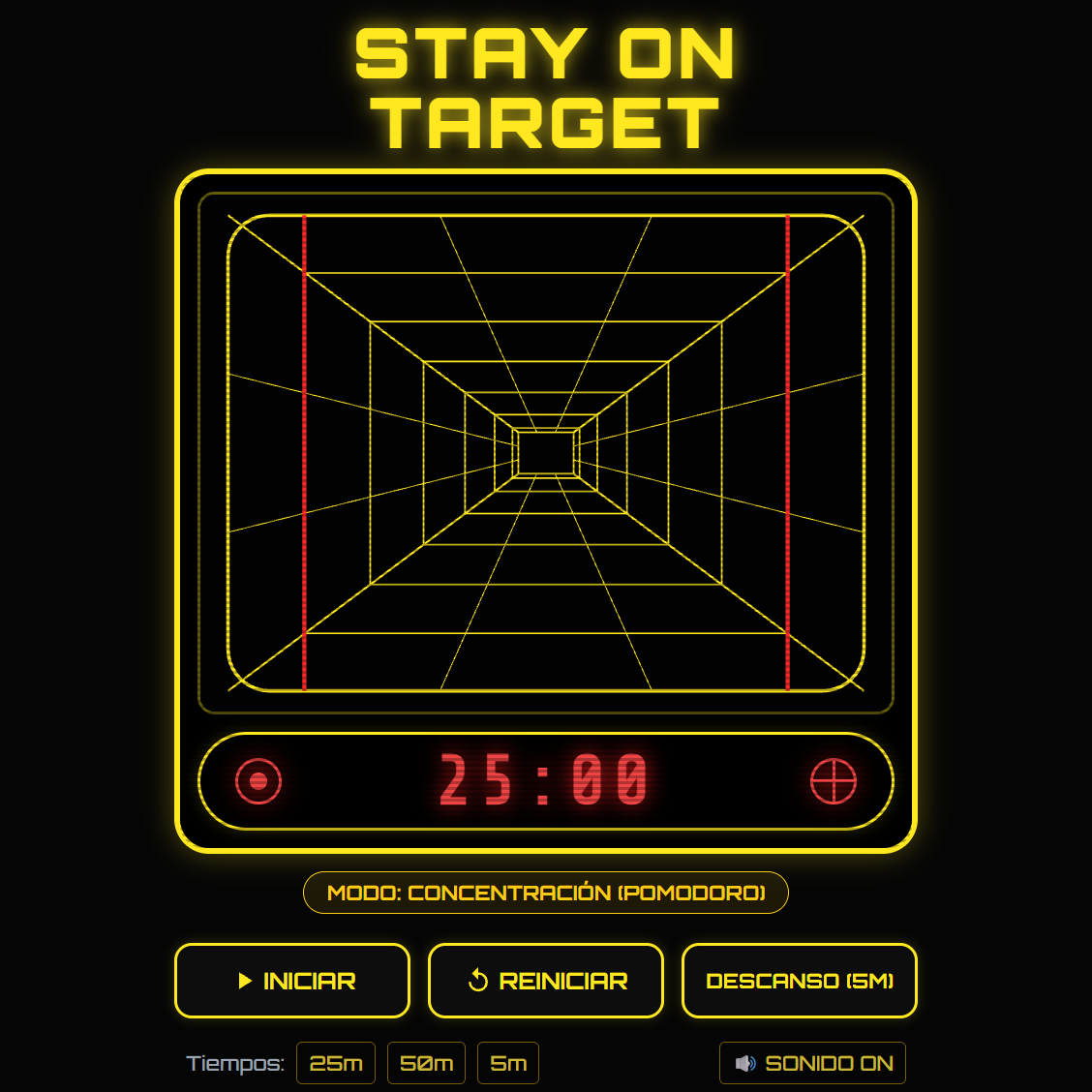 Stay on Targe timer image